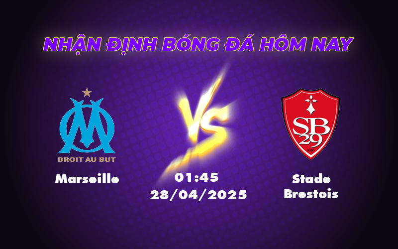 marseille stade brestois 28 04 ligue 1