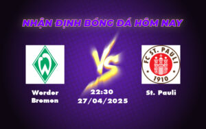 werder bremen st pauli 27 04 bundesliga